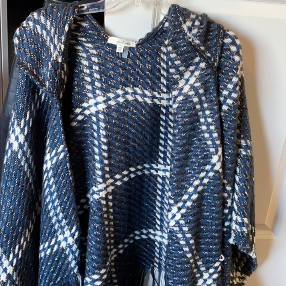Blue cardigan